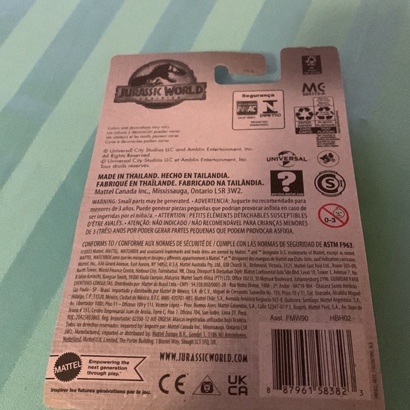 Matchbox Jurassic World Speed Striker Motorcycle - Picture 6 of 8